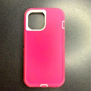 Pink outer box - like case for Iphone 12 pro max!
